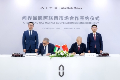 问界M9亮相阿联酋，正式进军中东高端新能源市场