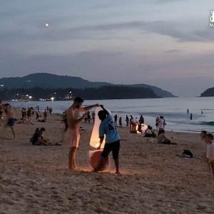 海洋管理部门：勿在海滩上放孔明灯，以防海洋生物误食