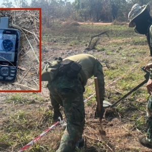 泰国达叻府成功排除2枚TYPE-67手榴弹