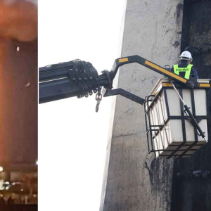 高达50米火焰吞噬桥下,专家确认桥梁安全