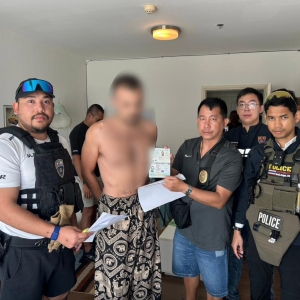 国际红色通缉犯在泰被捕